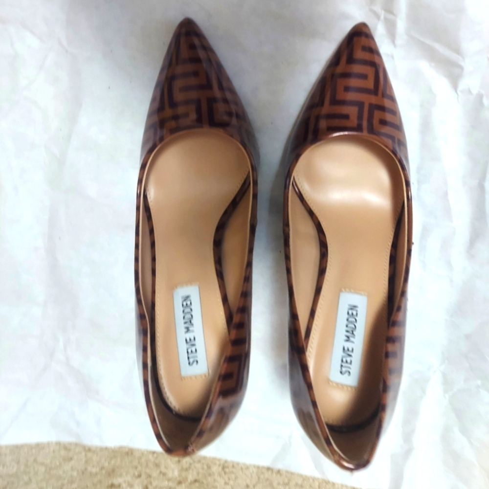 Steve Madden Luiza Pump (Women) Shoe Brown New